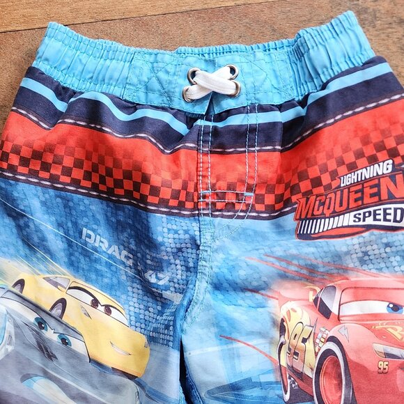 Disney Pixar Cars 3 Kids Swimming Trunks Size 4 - Picture 2 of 9